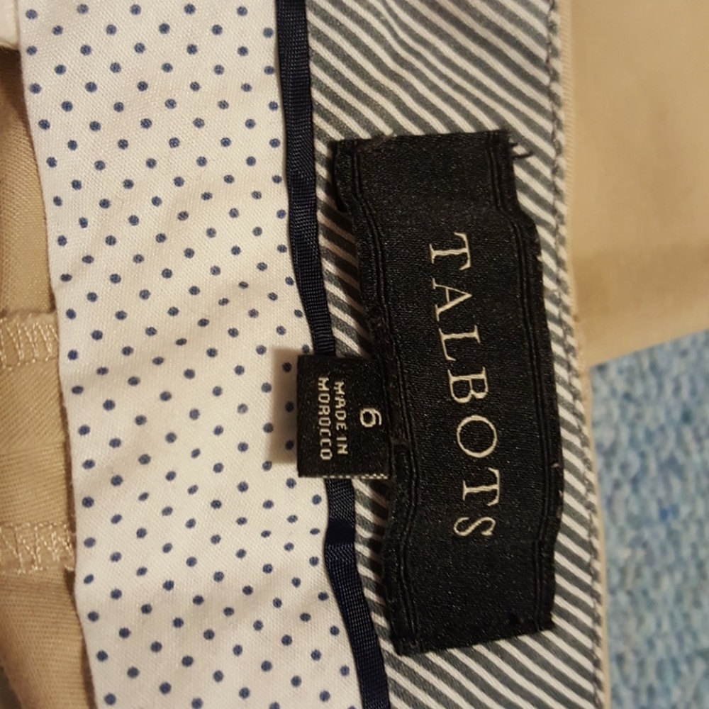 Talbots khakis size6 - Picture 3 of 4